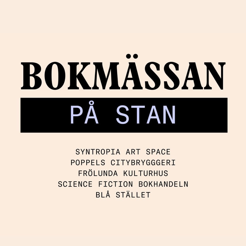 Bokmässan flyttar ut på stan – samtal för alla!