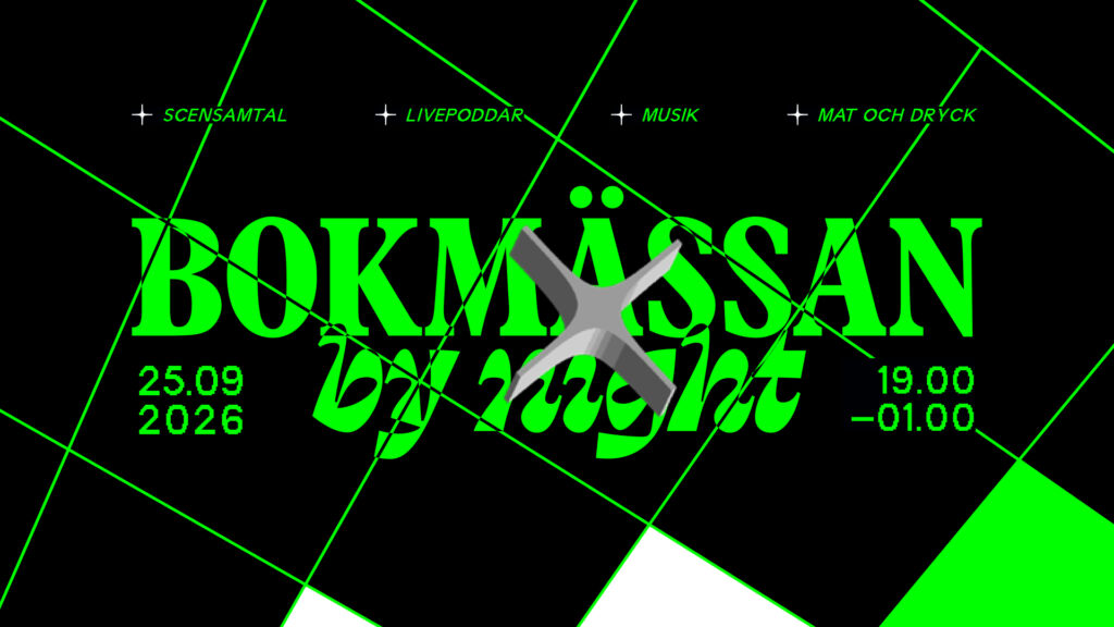 Här är programmet för årets Bokmässan by Night
